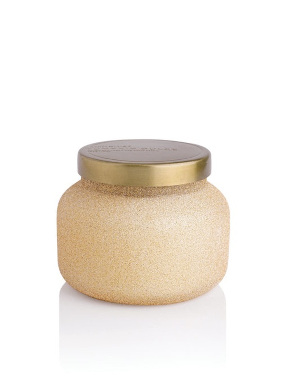 NEW  Capri Blue Pumpkin Dulce Glam Signature Candle 19 oz Champagne Glitter